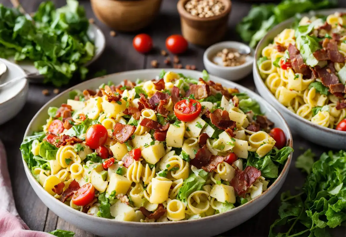 Innovative pasta and potato salads.