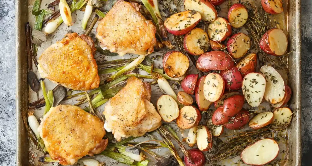 Roasted Red Potato and Herb Chicken