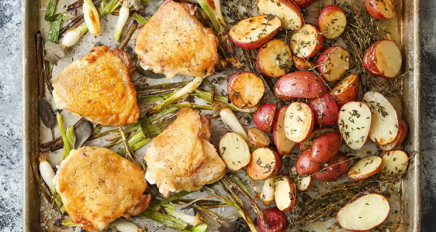 Roasted Red Potato and Herb Chicken